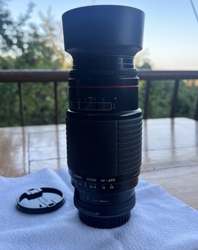 Sigma zoom apo 300mm - zoom, 75–300mm