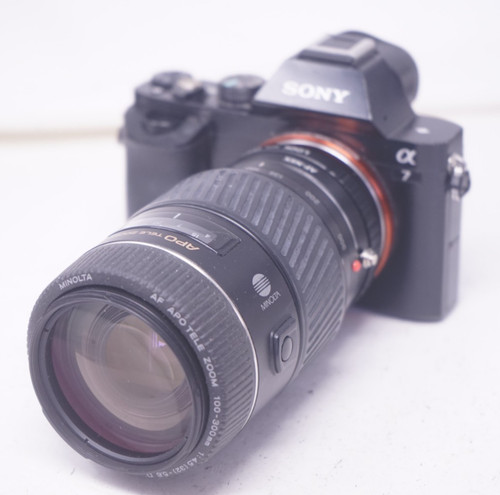 Sony mount adapted minolta - sony,