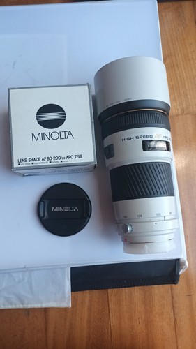 Minolta zoom 200mm f2 - zoom, f2.8